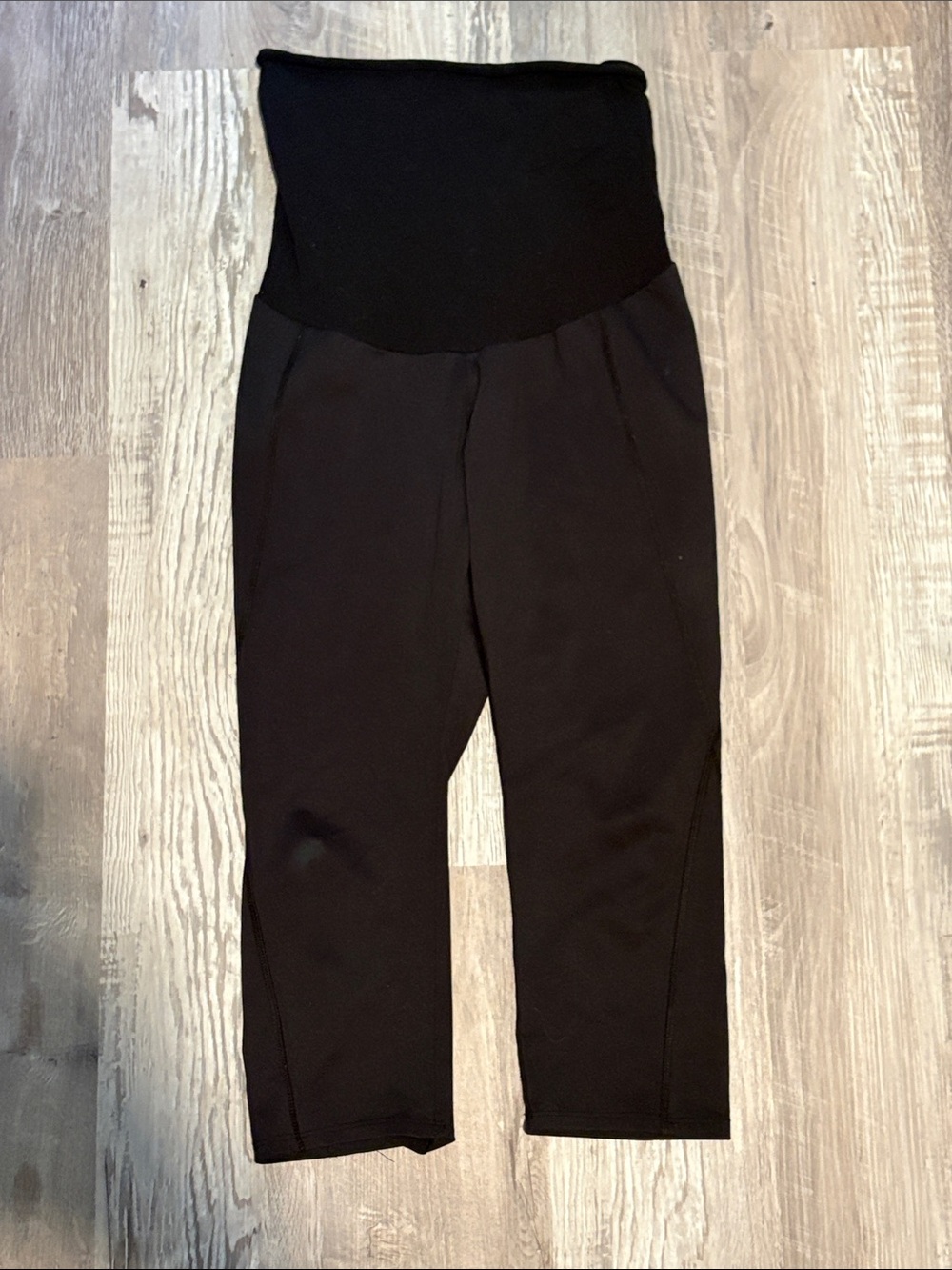 Motherhood Black Overbump Ankle Maternity Pants